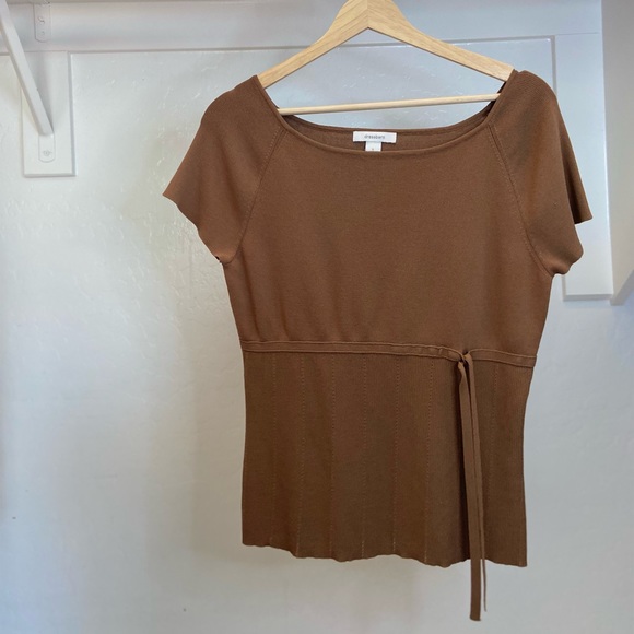 Dress Barn Brown Blouse | Size Large - Picture 2 of 5